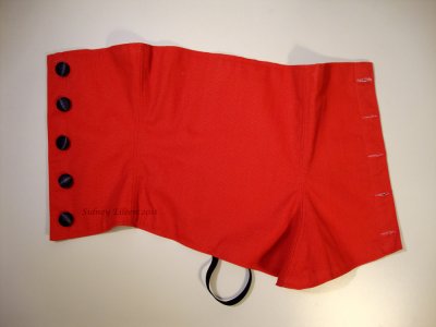 Formal Red Spats - Outside Formal Red Spats - Outside