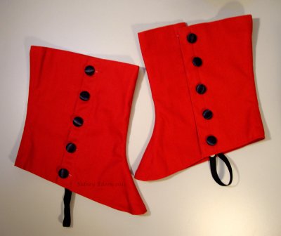 Formal Red Spats Formal Red Spats