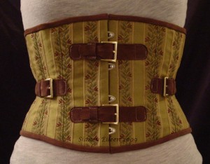 Brocade and Leather Steam - Front View, by Sidney Eileen