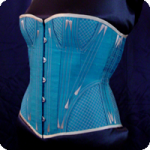 Quilted and Flossed Silk Overbust Thumbnail